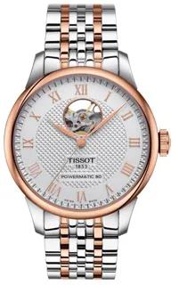 Tissot Le Locle T006.407.22.033.02 39.5mm Rose gold and Stainless steel Silver