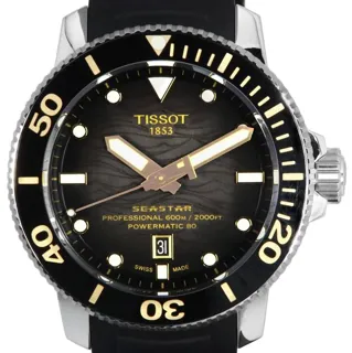 Tissot Seastar T120.607.17.441.01 46mm Stainless steel Black