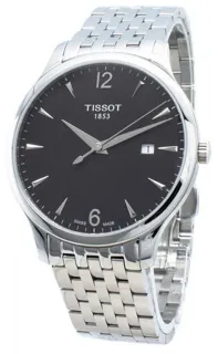 Tissot Tradition T063.610.11.057.00 42mm Stainless steel Black