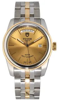 Tudor Glamour Date-Day 56003 39mm Champagne