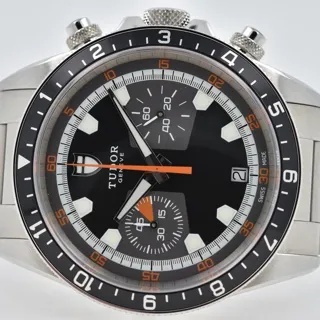 Tudor Heritage Chrono 70330N 40mm Stainless steel Black