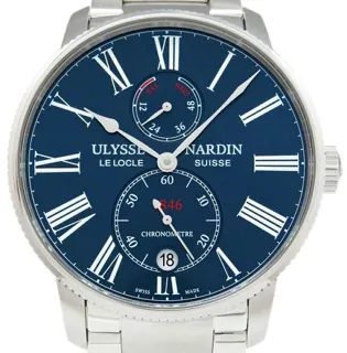 Ulysse Nardin Marine 1183-310/43 42mm Stainless steel Blue