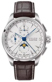 Union Glashütte Belisar Chronograph D014.425.16.017.00 42mm Stainless steel White