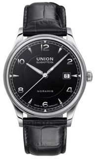 Union Glashütte Noramis Date D016.407.16.057.00 40mm Stainless steel Black