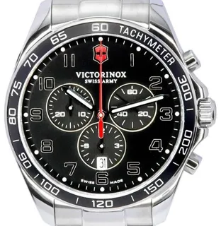 Victorinox Chrono Classic VIC241899 42mm Stainless steel Black