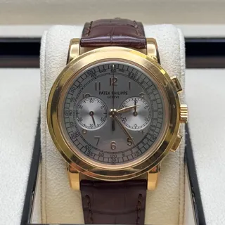 Patek Philippe Chronograph 5070R-001 42mm Red gold Silver