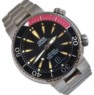 Oris TT1 633.7541 44mm Titanium Black