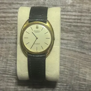 Universal Genève 566101 34mm Yellow gold and Stainless steel Golden