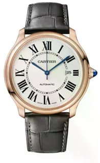 Cartier Ronde Louis Cartier WGRN0011 40mm Rose gold Beige