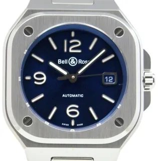 Bell & Ross Instruments BR05A-BLU-ST/SST 40mm Stainless steel Blue