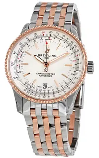 Breitling Navitimer U17325211G1U1 Stainless steel and Red gold Silver