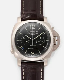 Panerai Luminor 1950 Chrono Monopulsante 8 Days GMT PAM 00311 44mm Titanium