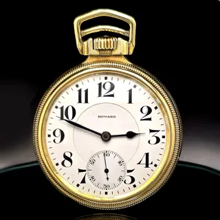 E. Howard Watch Co. Series O Yellow Gold Filled White