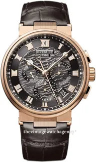 Breguet Marine 5527BR/G3/9WV 42.5mm Rose gold Gray