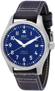 IWC Pilots IW3282-03 40mm brushed/polished steel blue