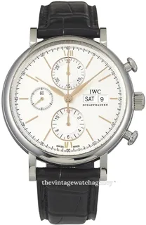 IWC Portofino Chronograph IW391031 Stainless steel Silver