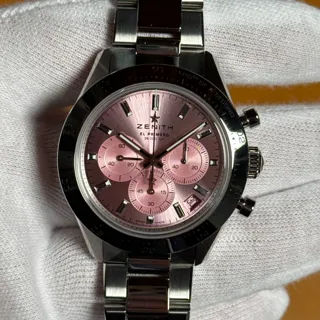 Zenith Chronomaster 03.3109.3600/18.M3100 41mm Stainless steel Pink