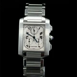 Cartier Tank Française 2303 28mm Stainless steel