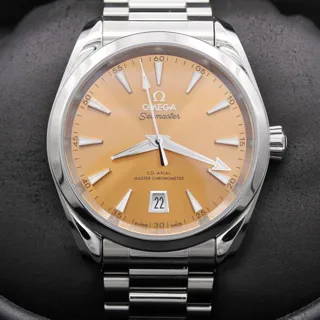 Omega Aqua Terra 220.10.38.20.12.001 38mm Stainless steel Orange