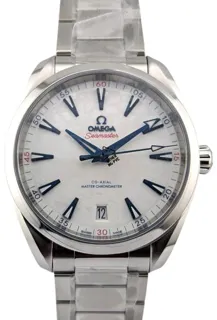 Omega Aqua Terra 522.10.41.21.04.001 41mm Stainless steel White