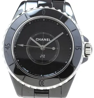 Chanel J12 H6346 33mm Black ceramic Black