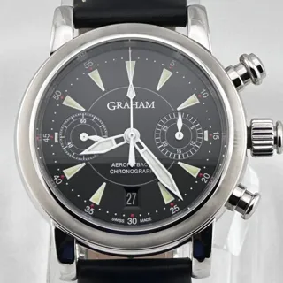 Graham 2AFAS 41.5mm Stainless steel Black