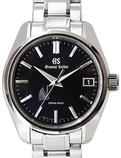 Grand Seiko Heritage SBGA375 Stainless steel Black