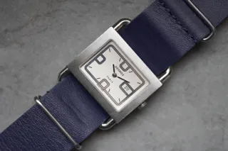 Hermès Barenia BA1.510 Stainless steel Blanc