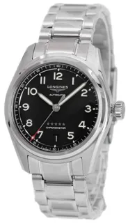 Longines Spirit L3.410.4.53.6 37mm Stainless steel Black