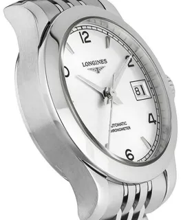 Longines Record L2.320.4.76.6 26mm Stainless steel Silver