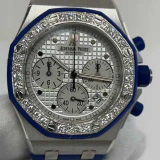 Audemars Piguet Royal Oak Offshore 25986CK.ZZ.D020CA.02 37mm White gold Blue