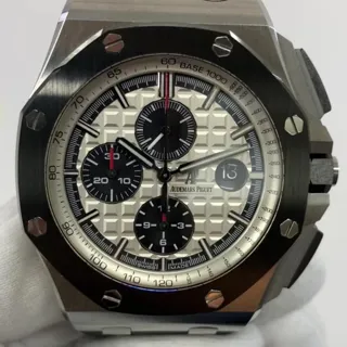 Audemars Piguet Royal Oak Offshore 26400SO.OO.A002CA.01 44mm Ceramic and Stainless steel Silver