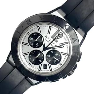 Bulgari Diagono DG42SMCCH 42mm Magnesium Silver