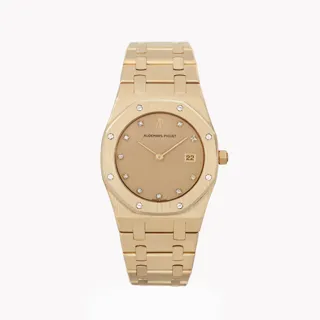 Audemars Piguet Royal Oak 56175BA 33mm Yellow gold champagne