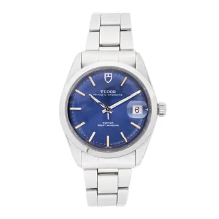 Tudor Prince Oysterdate Stainless steel Blue