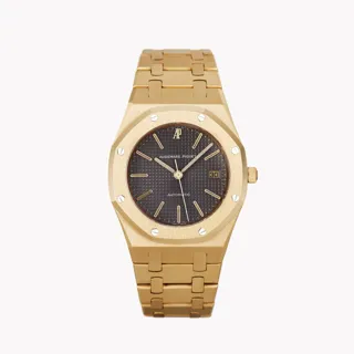 Audemars Piguet Royal Oak 14486BA.OO.0477BA.02 36mm Yellow gold Gray