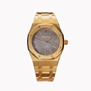 Audemars Piguet Royal Oak 14790BA 36mm Yellow gold Gray