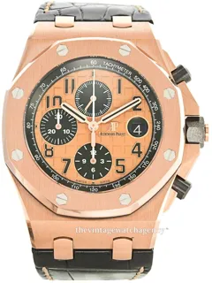 Audemars Piguet Royal Oak Offshore 26470OR.OO.A002CR.01 42mm Ceramic and Rose gold Champagne