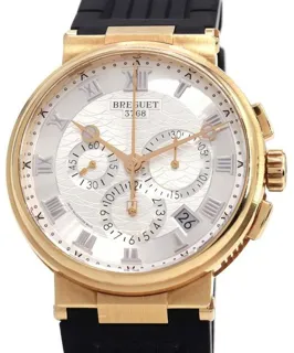 Breguet Marine 5527BR/12/5WV 42.5mm Rose gold Silver