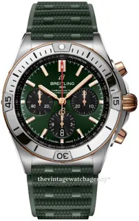 Breitling Chronomat B01 UB0134131L1S1 42mm brushed/polished steel green