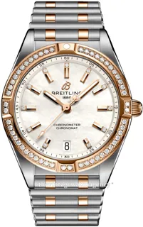 Breitling Chronomat U77310591A2U1 Stainless steel and Red gold White