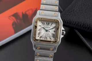 Cartier Santos W20058C4 Yellow gold and Stainless steel Silver