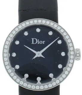 Dior La D De Dior CD047111A004 25mm Stainless steel Black