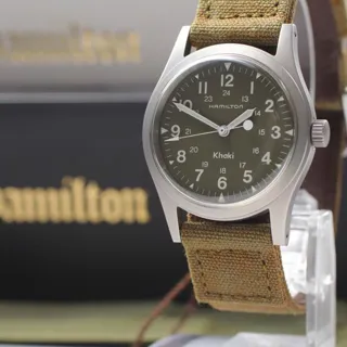 Hamilton Khaki 9415A 33mm Stainless steel Green