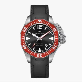 Hamilton Khaki Navy Frogman H77725335 42mm Stainless steel Black