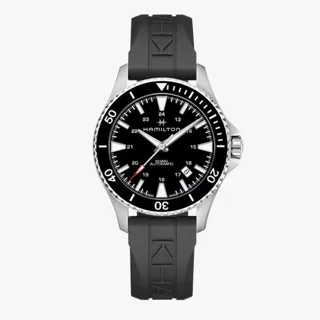 Hamilton Khaki Navy H82335331 40mm Stainless steel Black