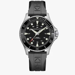 Hamilton Khaki Navy H82515330 43mm Stainless steel Black