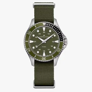 Hamilton Khaki Navy Scuba H82241961 37mm Stainless steel Green