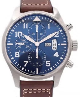 IWC Pilot Chronograph IW377706 (LE  ) 43mm Stainless steel Blue