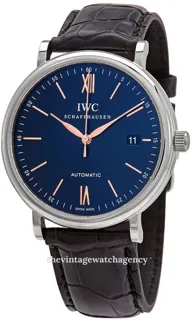 IWC Portofino IW356523 40mm Stainless steel Blue